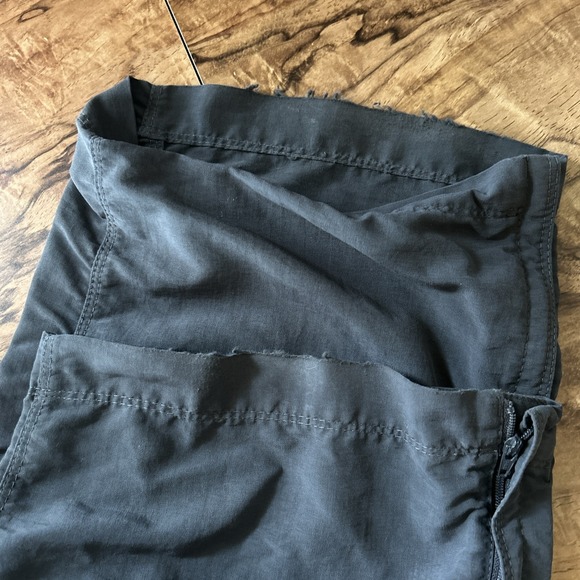 The North Face Men's XL Gray Belted Convertible Nylon Outdoor Hiking Cargo Pants - Picture 6 of 7